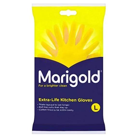 MARIGOLD LARGE GLOVES (6 PAIRS)